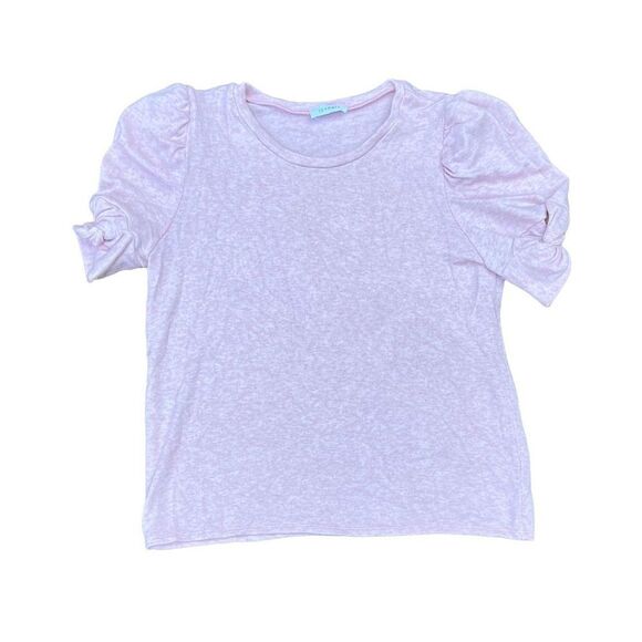 LOVE@FS Pink Blouse W/Puffy Sleeves Size Medium - Picture 1 of 5